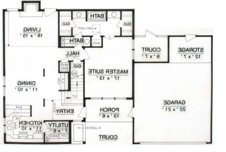 Main Level Floor Plan