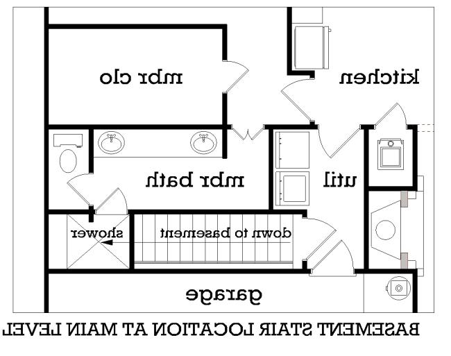 Optional Basement stair location