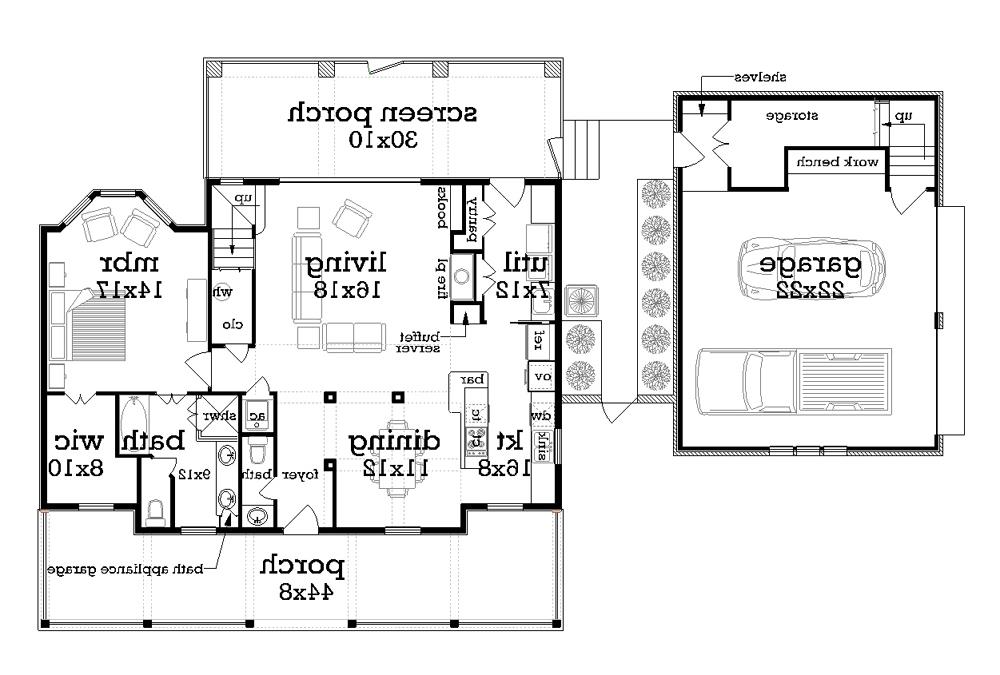 Main Level Floor Plan