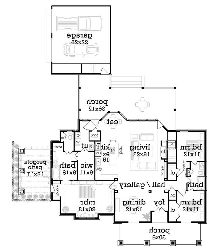 Main Level Floor Plan