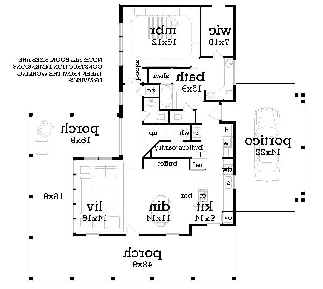 Main Level Floor Plan