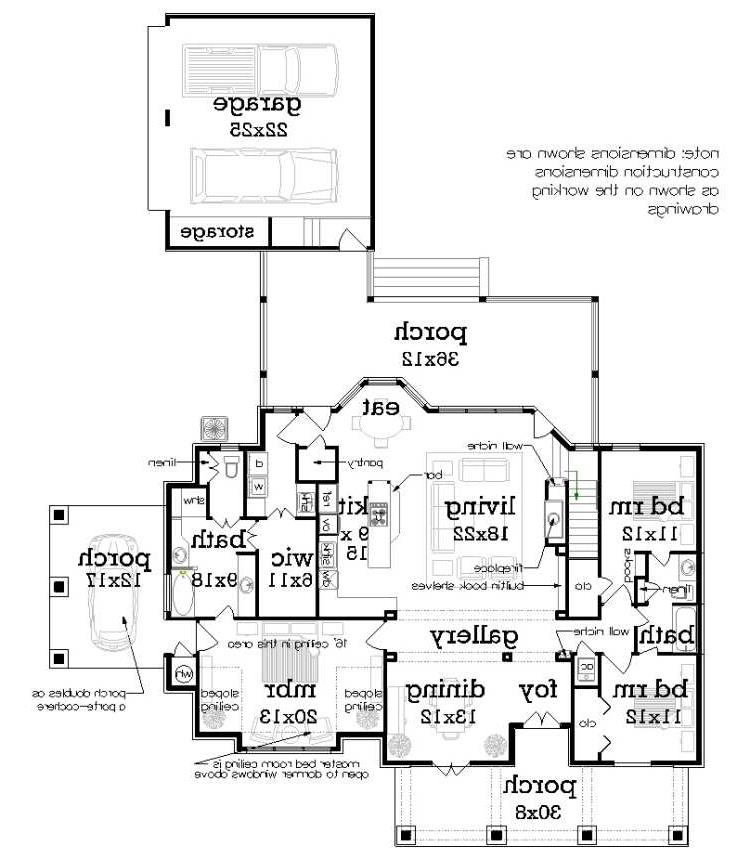 Main Level Floor Plan