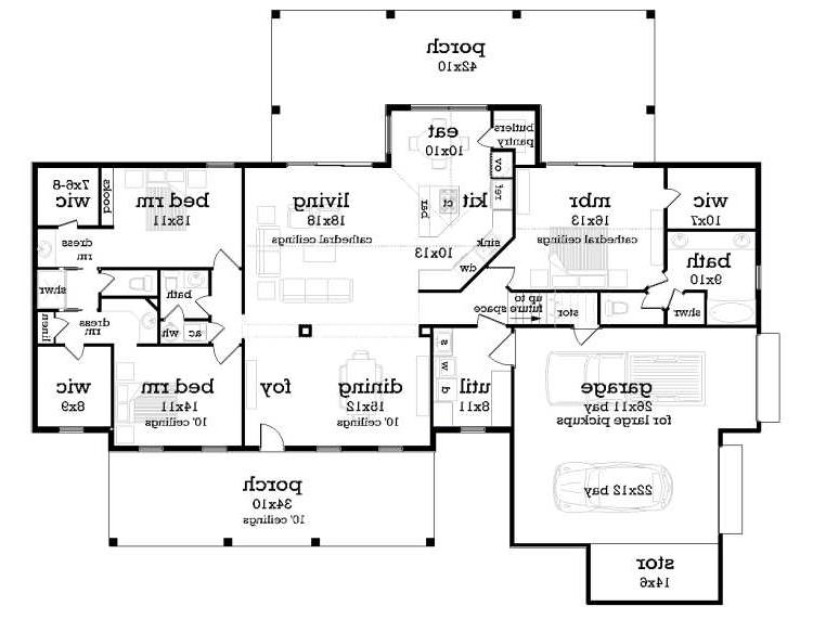 Main Level Floor Plan
