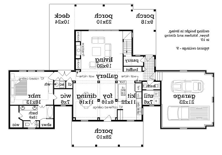 Main Level Floor Plan