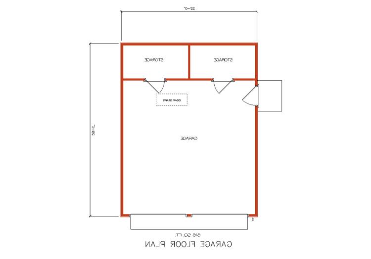 Garage Floor Plan